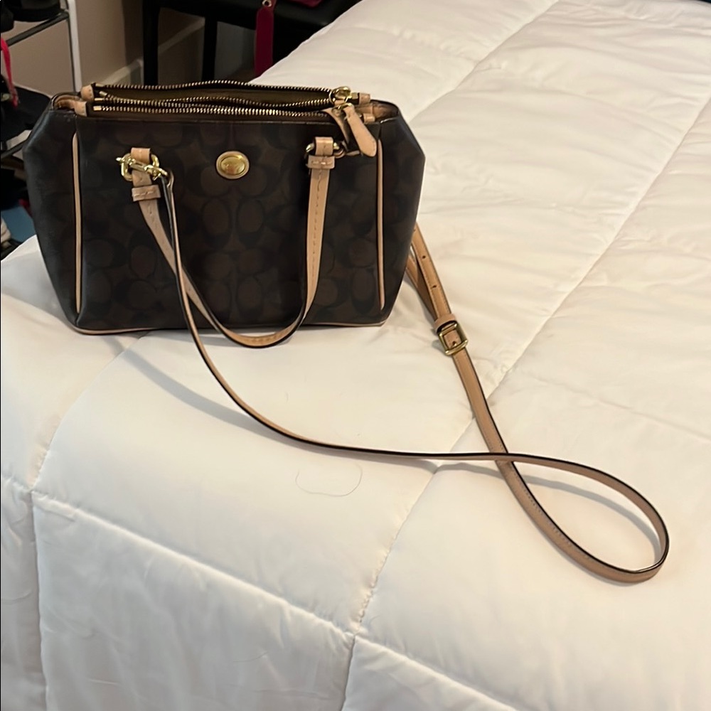 Elegant Brown Designer Handbag